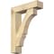 Ekena Millwork Balboa Block Rough Sawn Bracket w/ Offset Brace, Douglas Fir, 6"W x 22"D x 30"H BKT0604X22X30BOA05RDF - alternate 1